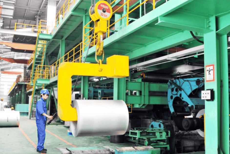 Tôn kẽm Đông Á hình thành từ dây chuyền mạ kẽm