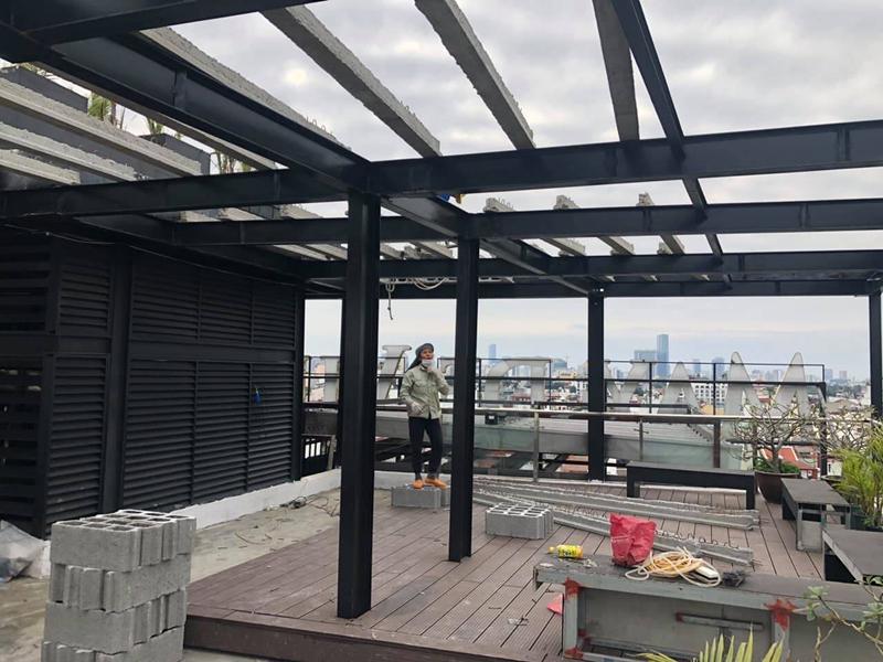 Thép hình I sử dụng nâng tâng nhà phố tại Quận Tân Phú rất phổ biến