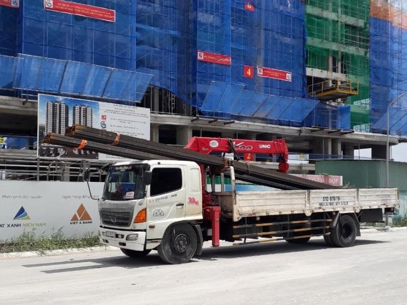 Sắt Thép Gia Nguyễn giao thép hình nhanh đến công trình tại Quận Bình Thạnh, đúng tiến độ